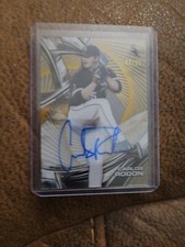 2016 TOPPS HIGH TEK CARLOS RODON GOLD PARALLEL AUTOGRAPH WHITE SOXS YANKEES 
