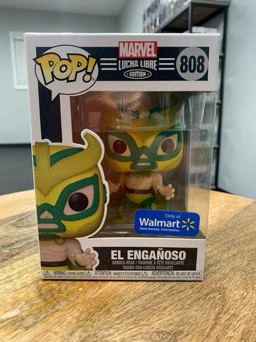 Funko pop! Marvel Lucha Libre - EL Enganoso #808 Loki - Walmart Exclusive