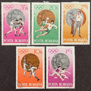 Olympic Games 1972 E73 Romania Fencing Handball Shooting