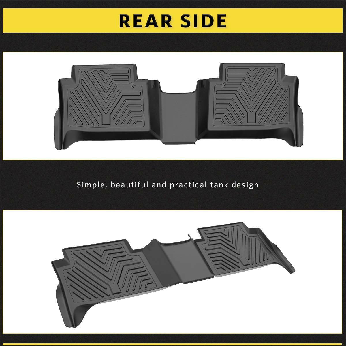 3D All Weather Floor Mats Liner for 1522 Chevrolet Colorado GMC Canyon