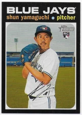 2020 Topps Heritage #549 Shun Yamaguchi RC - Toronto Blue Jays