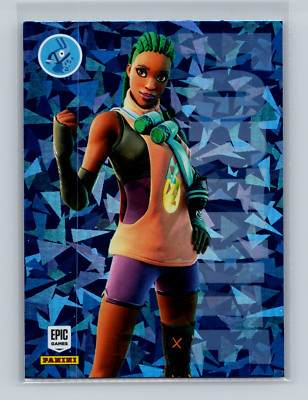2021 Panini Fortnite Series 3 Cracked Ice ZINA Rare Outfit #100