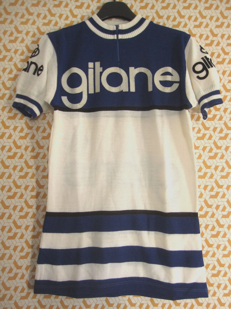 Maillot Cycliste Vintage BLACKY Années 80 - Taille XL, Manches Courtes, Multicolore