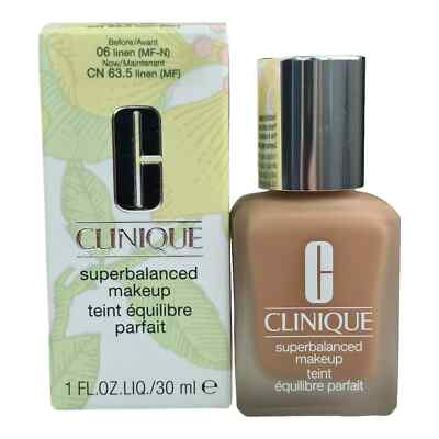 Clinique Superbalanced Makeup CN 63.5 Linen Oil-Free Medium Coverage 1oz NIB