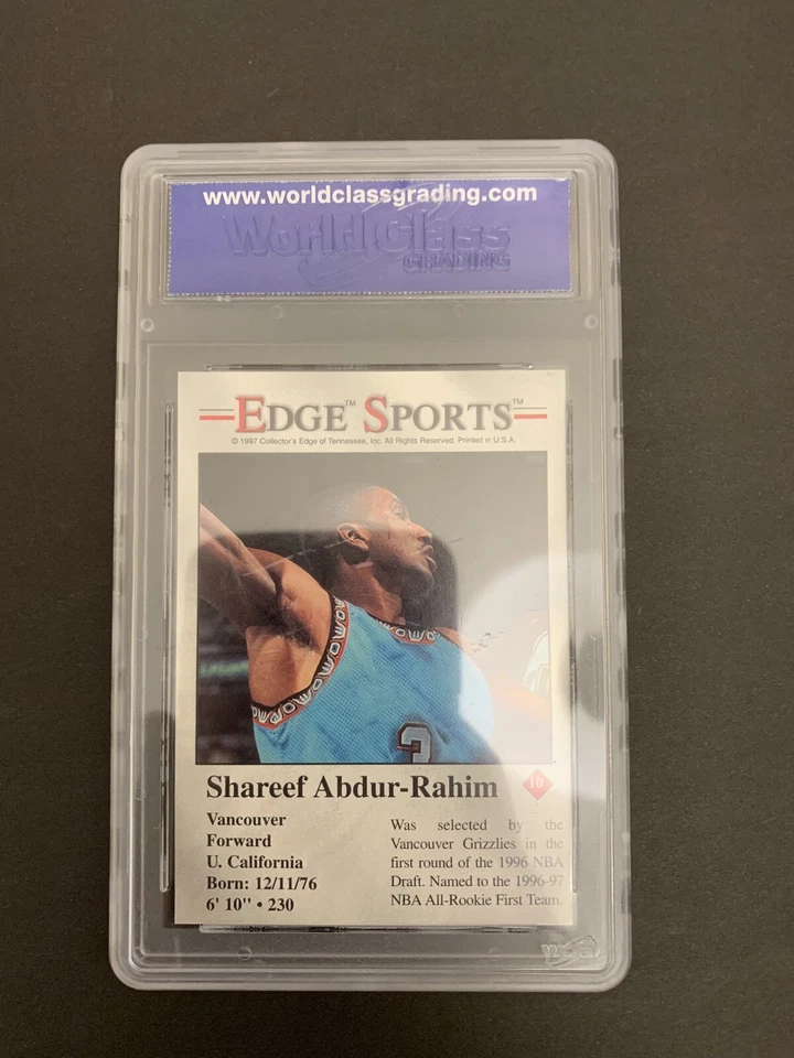 Lote de 6~1997 Collector's Edge #10 Shareef Abdur-Rahim RC WCG 10 gemas como nuevo Foto 2 de 2