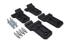 Door Hinges - BILLET (Royal Hooks) BLACK fits Jeep Wrangler JL - JLU - Gladiator