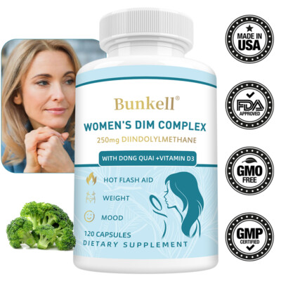 DIM (Diindolylmethane) 250mg for Women - Hormonal Support Formula