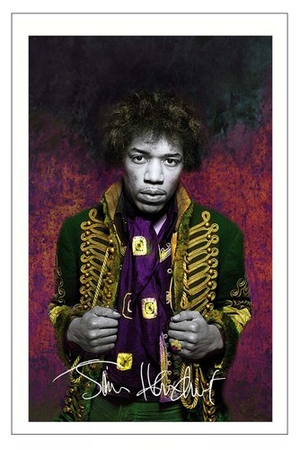 Jimi Hendrix signiertes Autogramm FOTO Fan Signatur Geschenkdruck Musik ERFAHRUNG - Bild 1 von 1