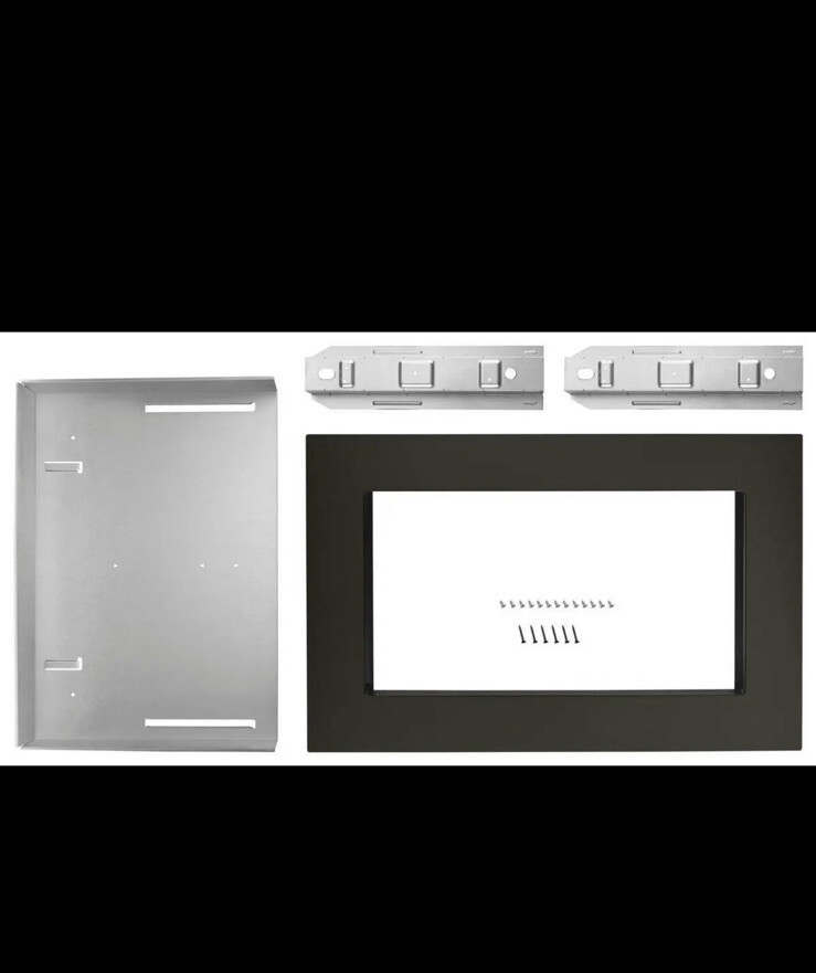 Whirlpool 27" Trim Kit Black stainless steel eBay