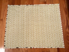 Table topper or wall hanging, light tan 20 x 26, liner on the back, handmade