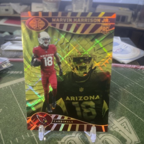 2024 Panini Illusions Football Marvin Harrison JR. Yellow Diamonds