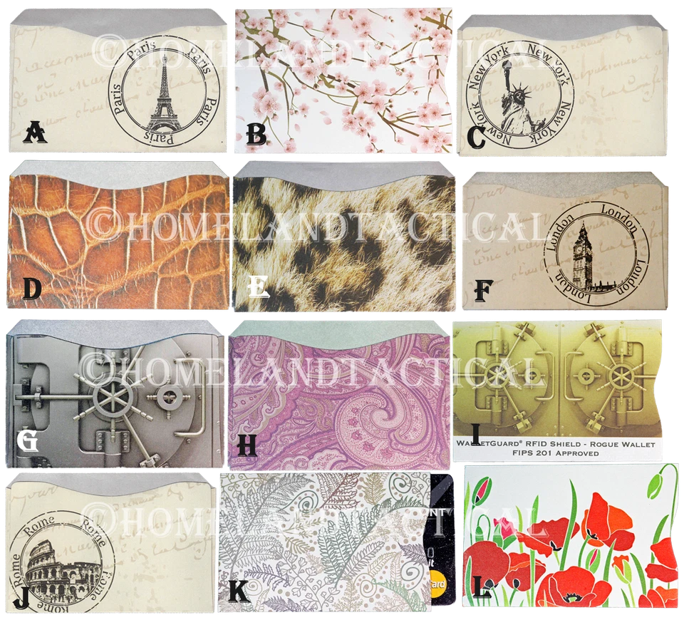 RFID Blocking Credit Card Sleeves By Rogue Industries, Single