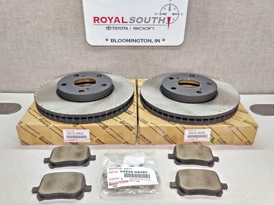 Toyota Camry 2000 - 2002 JPP Front Brake Pads & Rotors Set Genuine OEM OE  