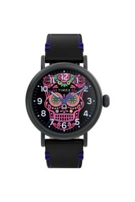 時計 THUG LIFE Timex Waterbury Standard Dia de los Muertos 40mm Watch TW2V67600