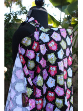 Black Nursing cover, Breastfeeding cover