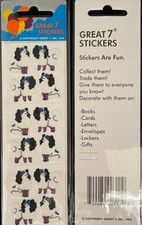 12 packages of Fuzzy Dog Stickers, "Great 7" Sticker Designs, PFZ0105