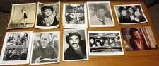 Vintage  B&W  Movie Star Lot (10 Different) W/Mel Gibson + Frank Sinatra   #22