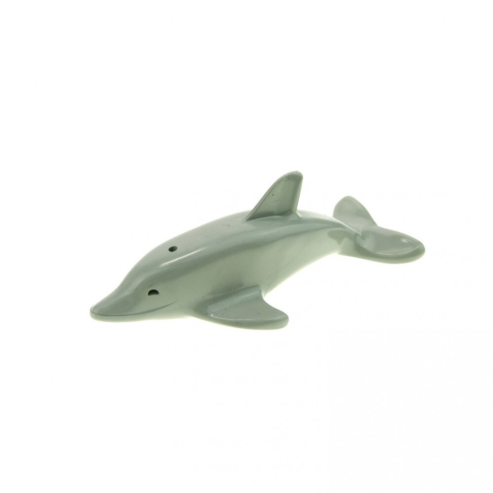 1x LEGO Animal Dolphin Porpoise Alt-Hell Grey Without Axle Holder Fish Pirate