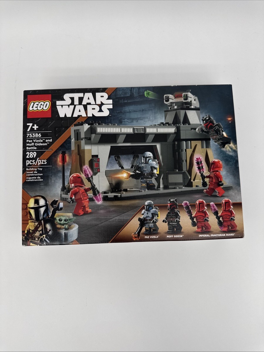 LEGO Star Wars Paz Vizsla and Moff Gideon Battle Mandalorian Toy