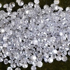 Natural Diamond 1.5 mm Round Cut 35 Pcs Certified Lot DEF Color VVS/VS Clarity