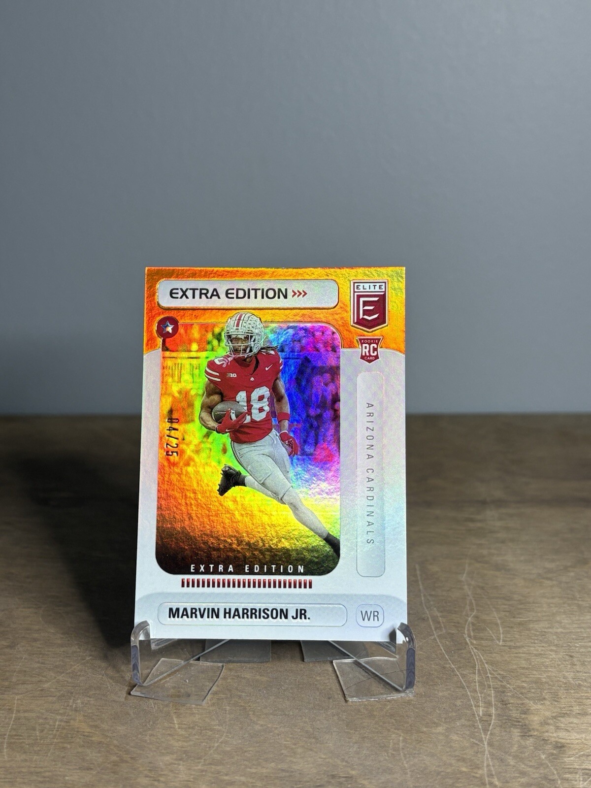 2024 Donruss Elite Marvin Harrison Jr RC Extra Edition Orange #7 Cardinals 04/25