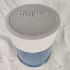 THERMOS 10 OZ FOOD JAR Narrow Neck Vintage Blue/Teal New Never Used Insulated