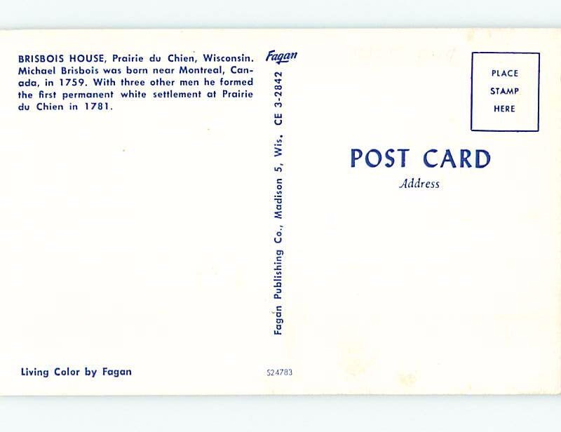 Unused Pre1980 HISTORIC HOME Prairie Du Chien Wisconsin WI d0228 eBay