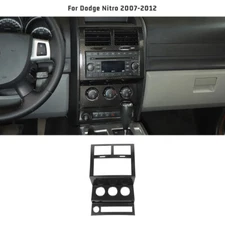 Inner Center Control Dashboard Panel Trim Cover For Dodge Nitro 2007-2012 Carbon
