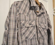 Vintage 70s 80s Western Shirt Pearl Snaps Levi's Regular Fit Medium