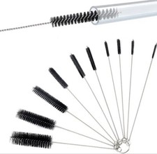 10pc Nylon Cleaning Brushes Set for Straw Test Tube Bottle Nozzle