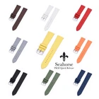 FKM SEAHORSE Line Sport Dive Watch Strap With Quick Release 14 Colours, 20-22mm