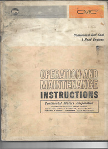 Continental L Head Engines 4 and 6 Cyl. Operation & Maintenance Manual