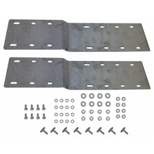1965-1970 Chevy Impala Front Bench Seat Track Relocation Brackets Pair 1965-1970 Chevy Impala Front Bench Seat Track Relocation Brackets Pair