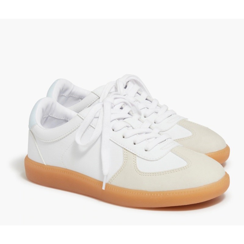 SAOLA Sneakers J Crew City Tour 9 5 bianco panna nuove con etichetta CA764 J.Crew suola gomma comfort