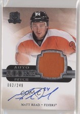 2011-12 Upper Deck The Cup Rookie 62/249 Matt Read #125 Patch Auto l7u