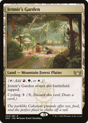 Jetmir's Garden Foil Rare Land #250/281 Streets of New Capenna MTG