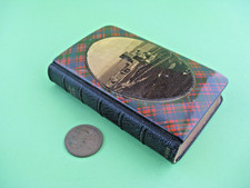 Antique Mauchline Tartan ware Bible book C 1892