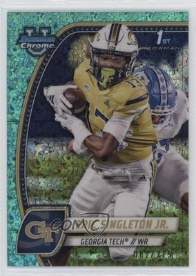 2024 Bowman U Chrome Aqua Mini-Diamond Refractor /275 Eric Singleton Jr #71 0j35