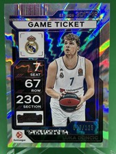 Luka Doncic 2025-26 Panini Contenders EuroLeague ticket pink 73/135 Real Madrid