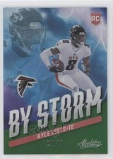 2021 Panini Absolute By Storm Spectrum Green 18/25 Kyle Pitts #BST-4 n0c
