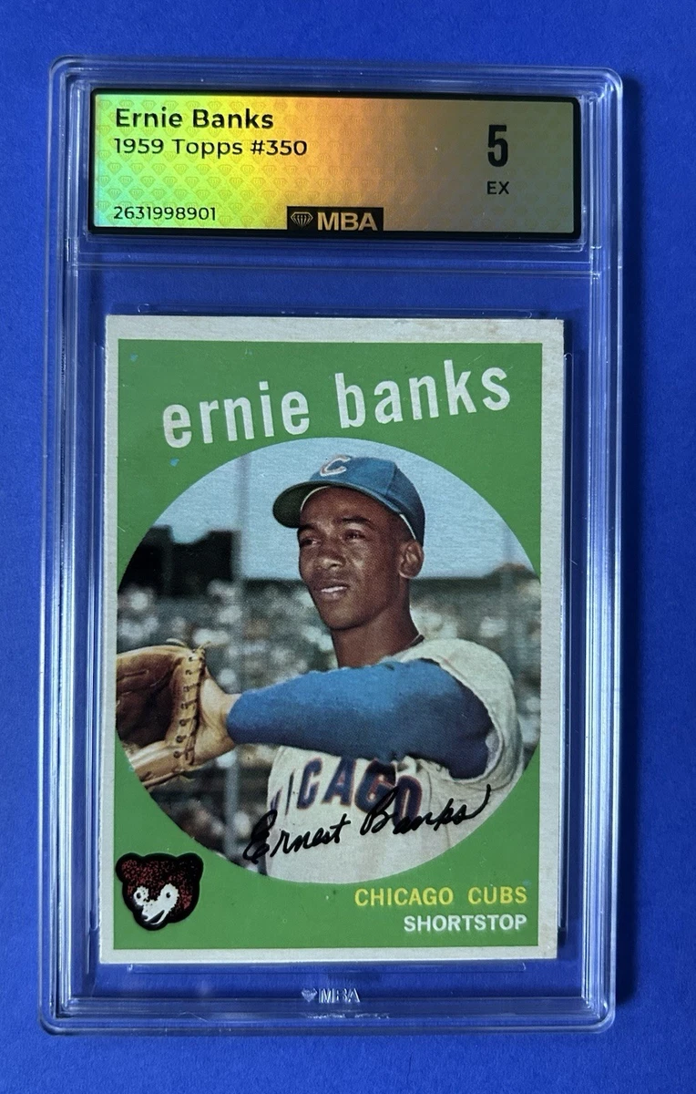 Ernie Banks Baseball 1959 Season Sports Trading Cards
