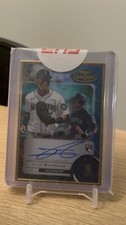 2022 Topps Gold Label Julio Rodriguez Blue Rookie Auto /50 Gold Frame 11/50