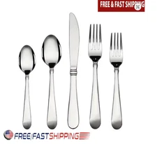 20-Piece Stainless Steel Flatware Set Knives Forks Spoons Teaspoons Cutlery