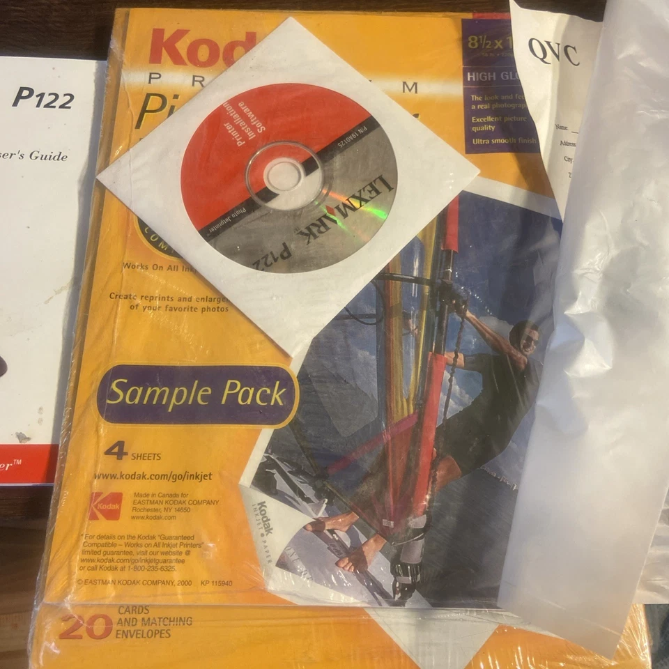 Lexmark P122 Built In Card Reader Photo Printer With Photo Paper And Spare Ink - Image 3 of 4