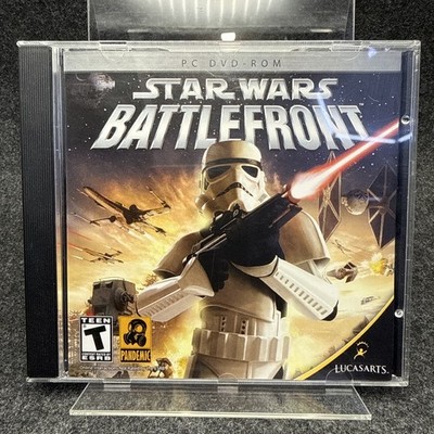 Star Wars: Battlefront PC Game (DVD-ROM) CIB & TESTED Mint Disc
