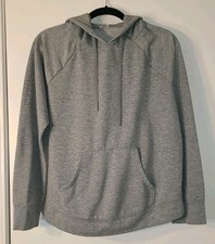Athletic Works Sweater Unisex Large Grey Sweatshirt Pullover Hoodie 12-14 youth