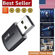 AX900 USB WiFi 6 Adapter - Dual Band 5GHz/2.4GHz for Fast Internet Connection