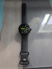 Google Pixel Watch 3 45mm LTE WiFi Matte Black Aluminum Obsidian Active Good