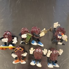 The California Raisins Vintage Collectible Figurines Lot of 7