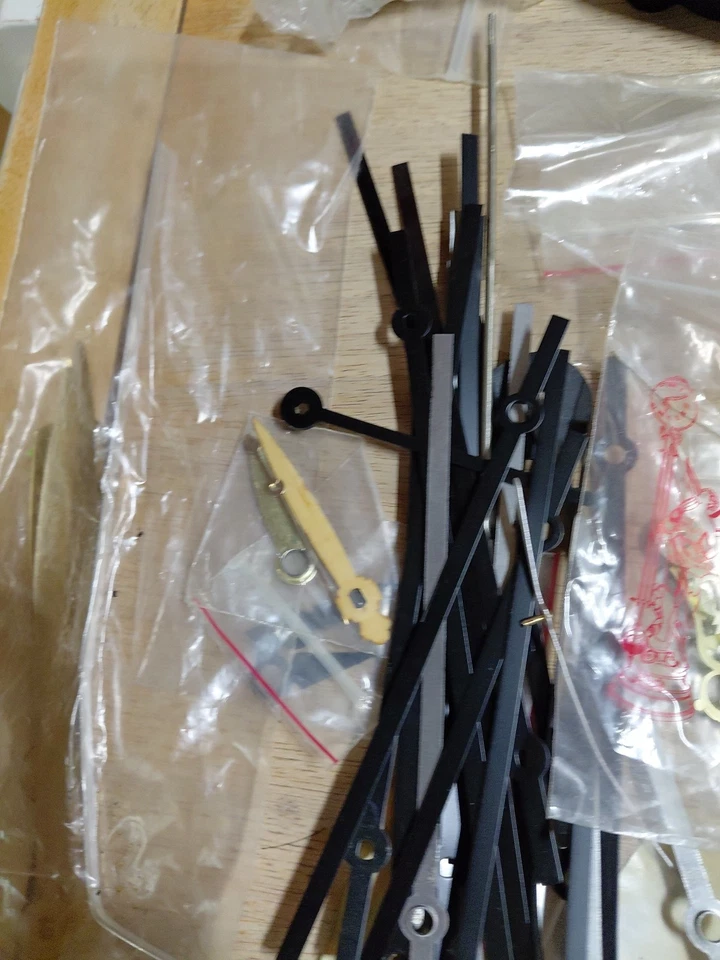 Clock Parts Various Lot Of  - Image 3 of 4